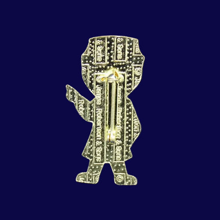Backstamped James Robertson Golly Nurse badge