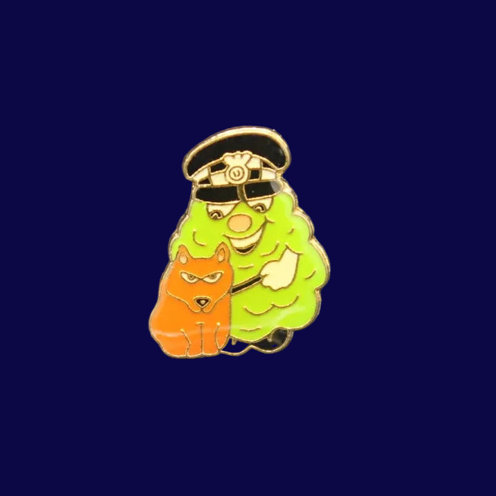 Vintage Kent Hop Cops Police‑Officer Pin Badge with Police Dog ...