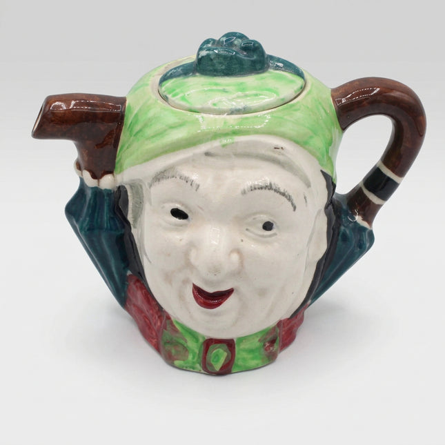 Lingard “Sairey Gamp” Two‑Face Character Teapot