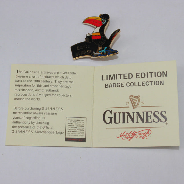 Miner Toucan – Guinness Limited Edition Badge