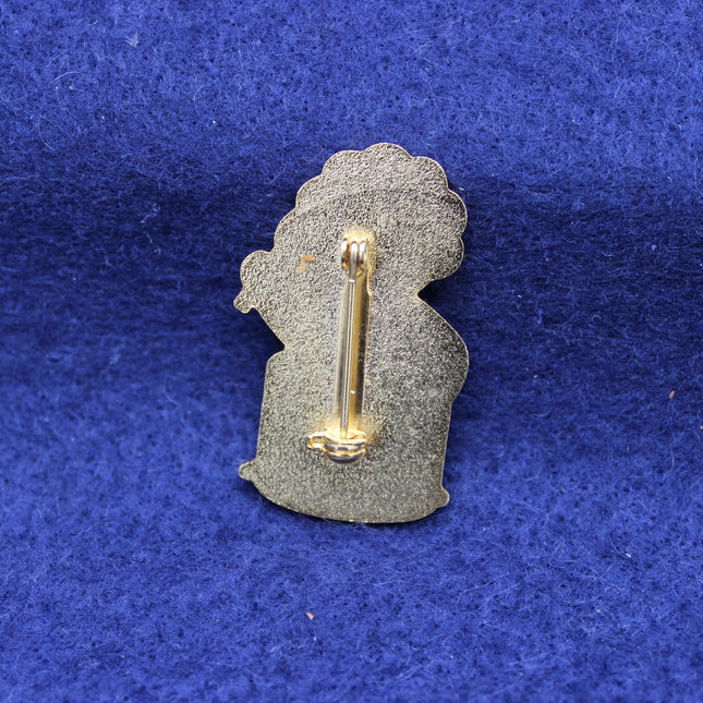 Non‑Robertson’s Golly Jam Badge – No Back Stamp - Rear View