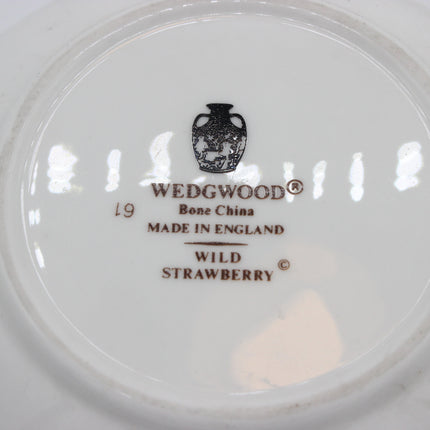 Pair of Wedgwood Wild Strawberry Shallow Bowls