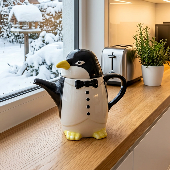 Penguin Teapot – Vintage Novelty Ceramic Collectable