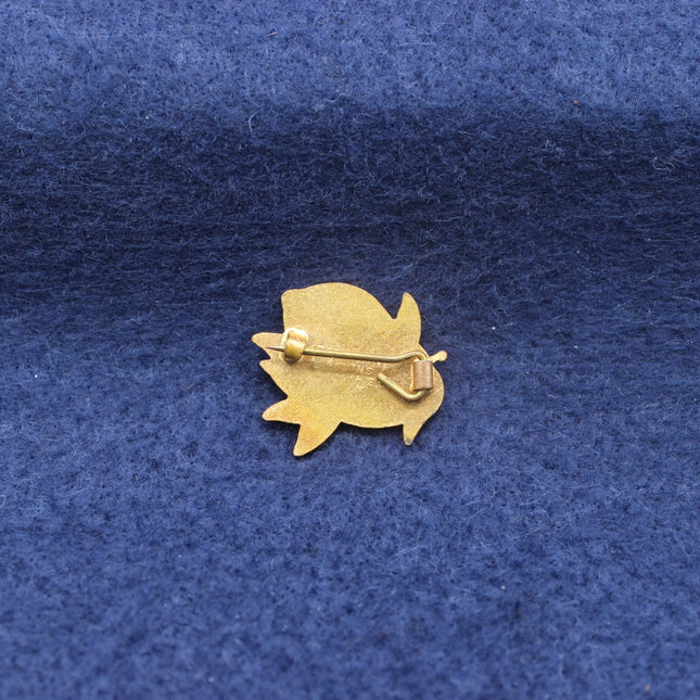 Robertson’s 1950s Silver Shred Marmalade Advertising Badge Rear