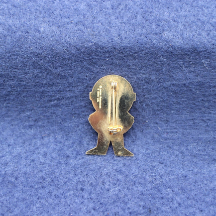 Robertson’s 1980s Golly Astronaut Badge Rear