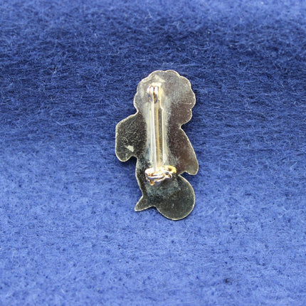 Robertson’s 1980s Golly Footballer Badge Rear
