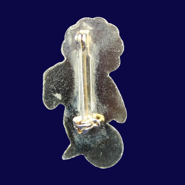 Robertson’s 1980s Golly Footballer Badge Rear