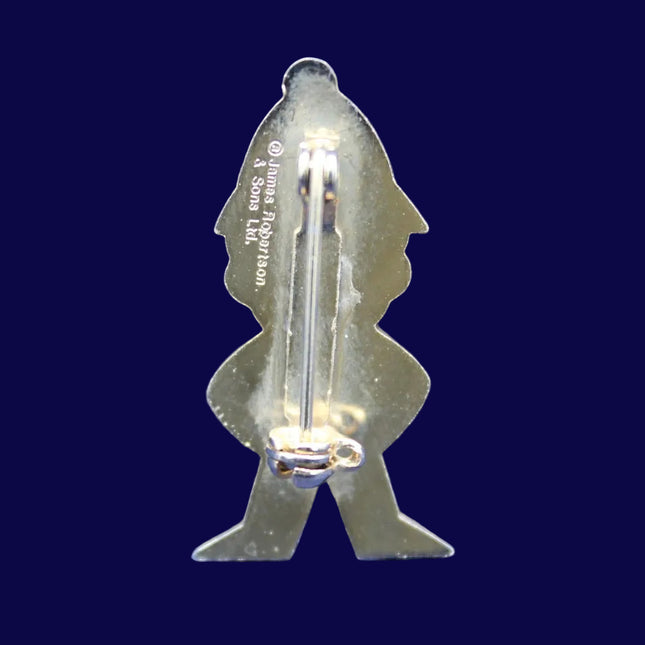 Robertson’s 1980s Golly Policeman Badge Rear