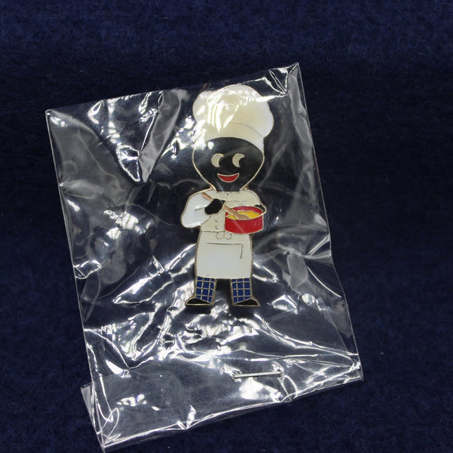 Robertson’s 1994 Chef Golly Badge — Backstamped, Factory Sealed