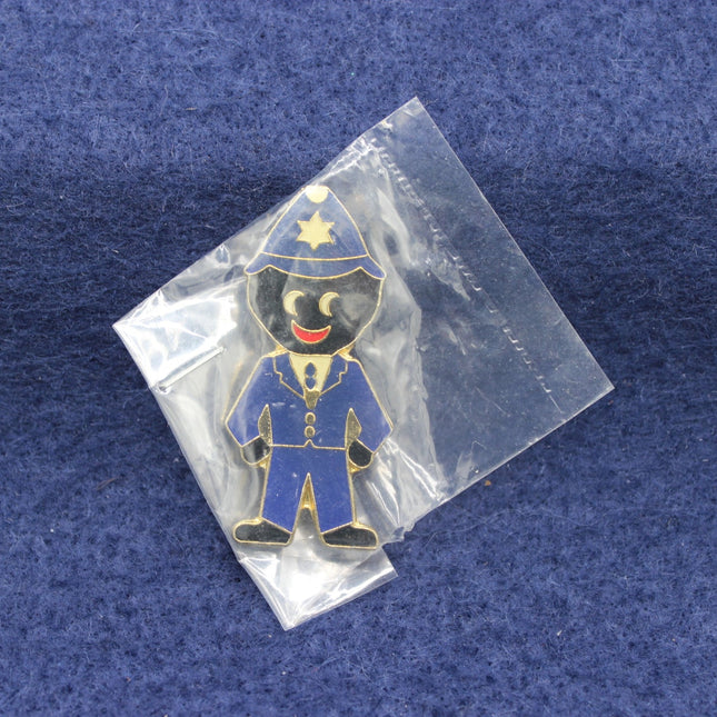 Robertson’s 1994 Policeman Golly Badge — Backstamped, Factory Sealed