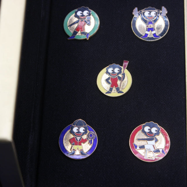 Robertson’s Golly Games – Limited Edition Enamel Badge Set