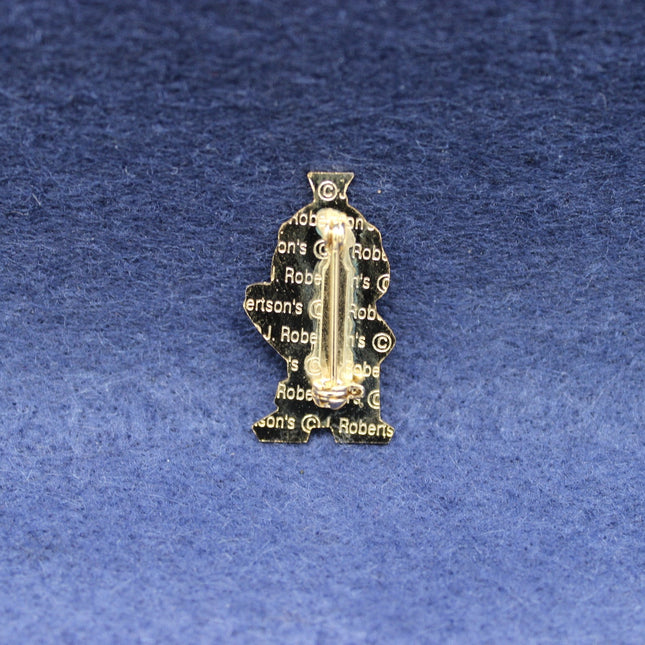 Robertson's Roman Golly 1999 Enamel Pin Badge Backstamp
