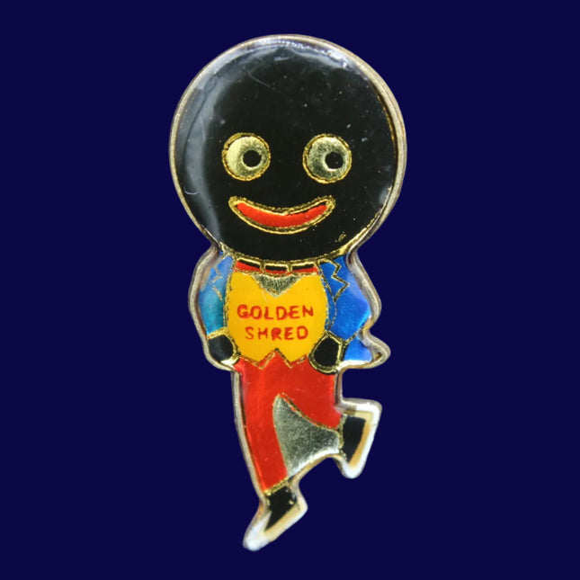 Robertsons Golly Skater Badge Pro Pat design c1960s