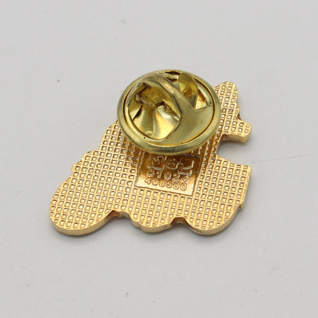 Rupert Bear Enamel Badge – Rupert on Motorcycle