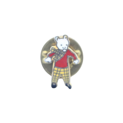 Rupert Bear Enamel Badge – Vintage Mini 15mm