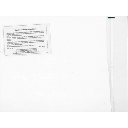 White card with Sutcliffe Gallery text on a white background