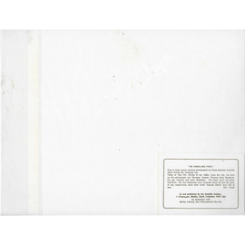 White paper with Sutcliffe Gallery Description text on a white background