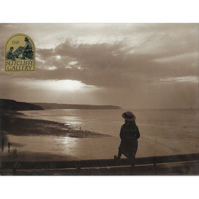 Frank Meadow Sutcliffe photo print of a woman looking over a bay