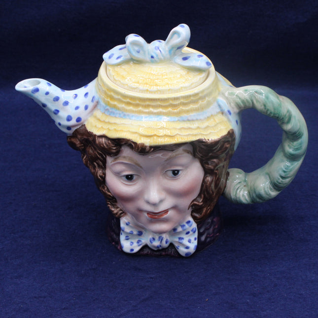 Vintage Beswick “Dolly Varden” Teapot 1203  Dickens Characterware