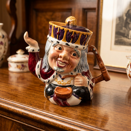 Vintage Old King Cole Teapot  Hand‑Painted Shorter & Son Characterware