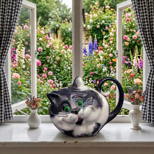 Carlton Ware Cat Teapot – Vintage Novelty Ceramic Collectable