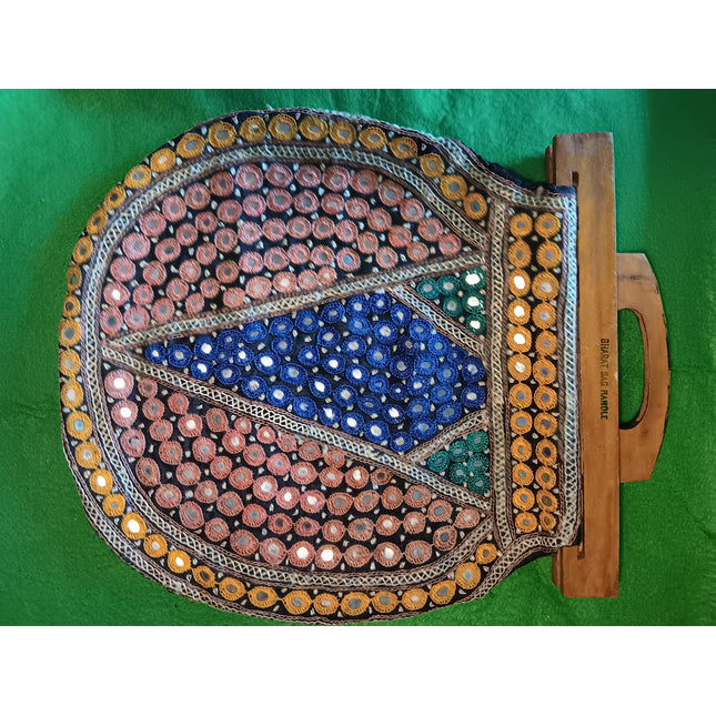 Vintage Hand‑Embroidered Bharat Bag