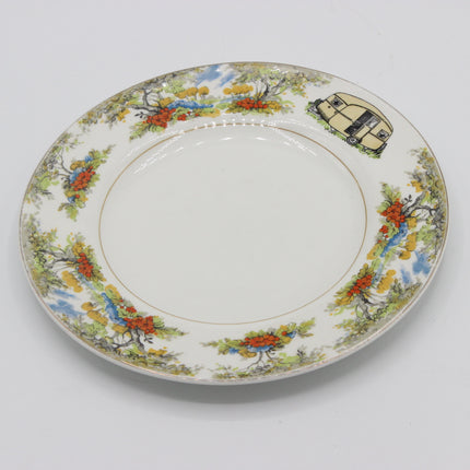 Vintage John Hancock Plate & Saucer – Caravan Scene