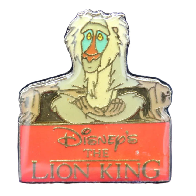 Disney's The Lion King pin on a blue textured background
