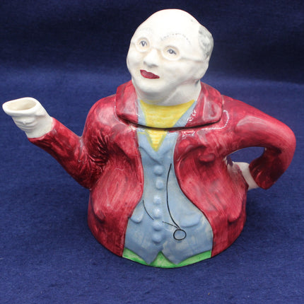 Vintage “Mr Pickwick on Toast” Teapot  English Novelty Characterware