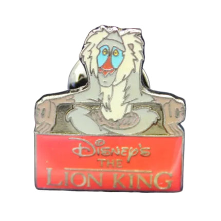 Disney's The Lion King pin on a white textured background