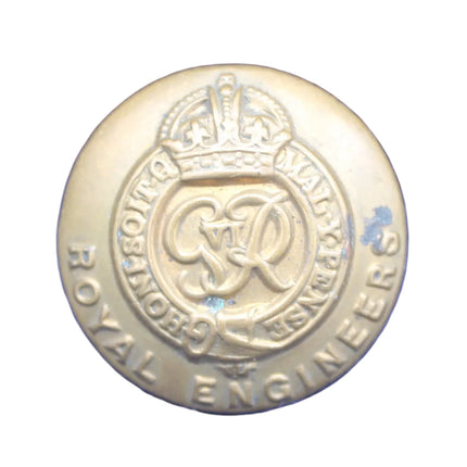 Vintage Royal Engineers GR Button