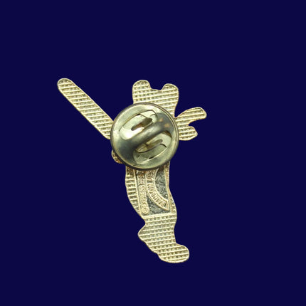 Vintage Rupert the Bear Cricketer Pin Badge