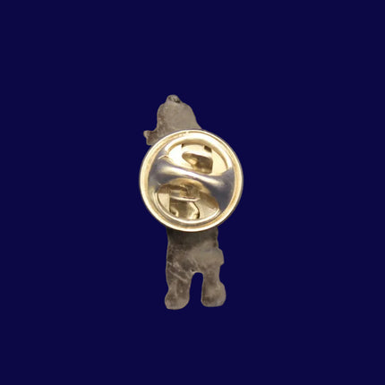 Vintage Rupert the Bear Mystery‑Outfit Pin Badge Brooch – Masked Variant