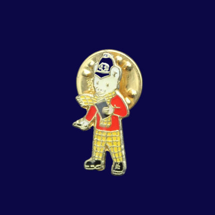 Vintage Rupert the Bear Policeman Pin Badge Brooch – 20mm High