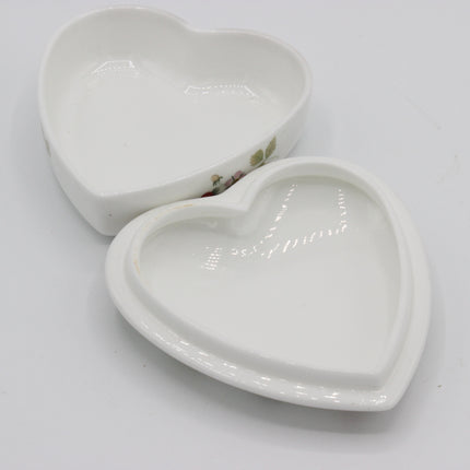Wedgwood Wild Strawberry Heart Trinket Box