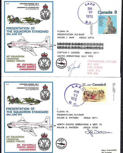 Collection of 28 Aviation First Day Covers – Signed, Flown &amp; Historic (ATC, RAF, RCAF, RNZAF)