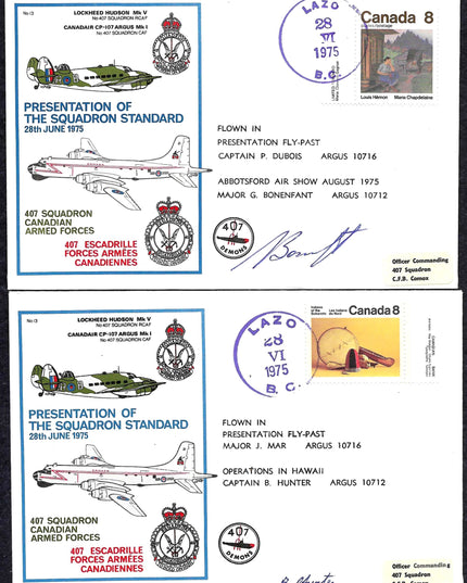 Collection of 28 Aviation First Day Covers – Signed, Flown &amp; Historic (ATC, RAF, RCAF, RNZAF)