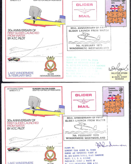 Collection of 28 Aviation First Day Covers – Signed, Flown &amp; Historic (ATC, RAF, RCAF, RNZAF)