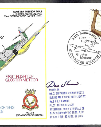 Collection of 28 Aviation First Day Covers – Signed, Flown &amp; Historic (ATC, RAF, RCAF, RNZAF)