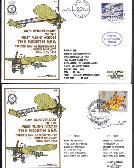 Collection of 28 Aviation First Day Covers – Signed, Flown &amp; Historic (ATC, RAF, RCAF, RNZAF)