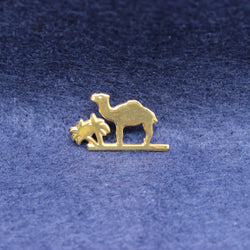 Vintage Camel Cigarettes Gold Camel Pin Badge