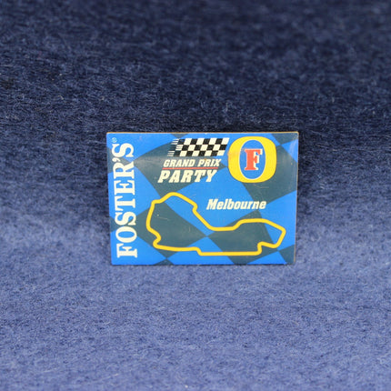 Foster’s Grand Prix Party Badge – Vintage F1 Item