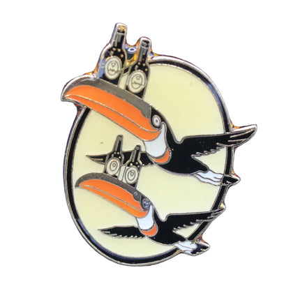 Gilroy Guinness Twin Toucan Badge