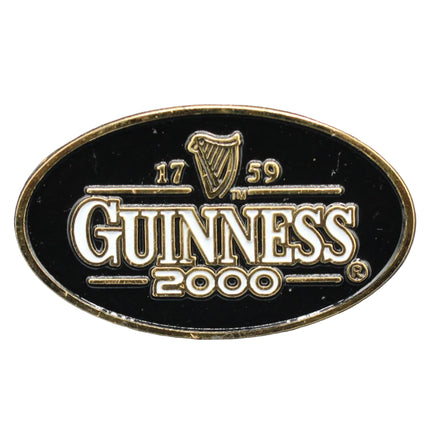 Guinness logo on a black background