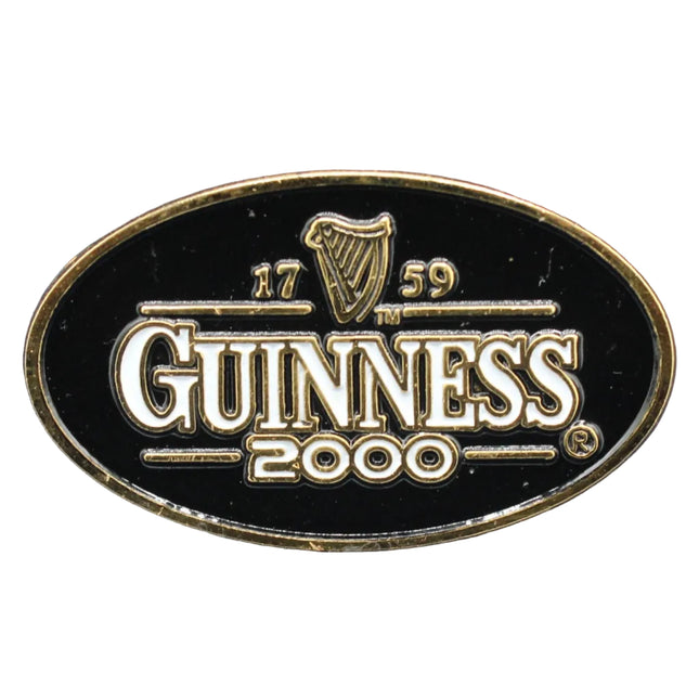 Guinness logo on a black background