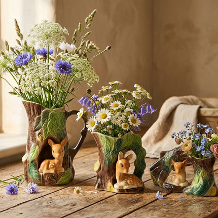 Hornsea Fauna Fawn Collection – Two Vases & No. 57 Planter