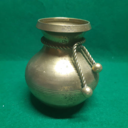 vintage brass pot
