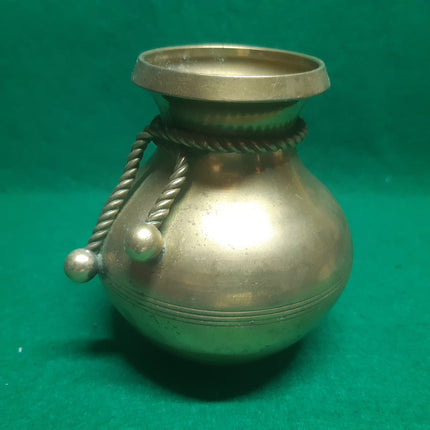 vintage brass vase