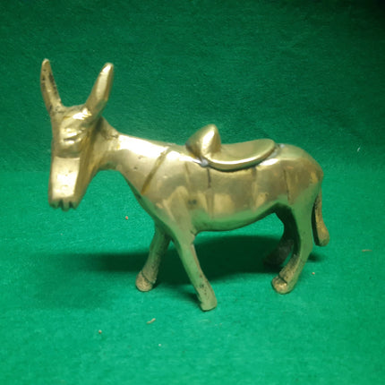 Vintage Brass Donkey