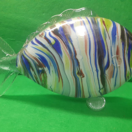 Large Murano Style Glass Fish Ornament